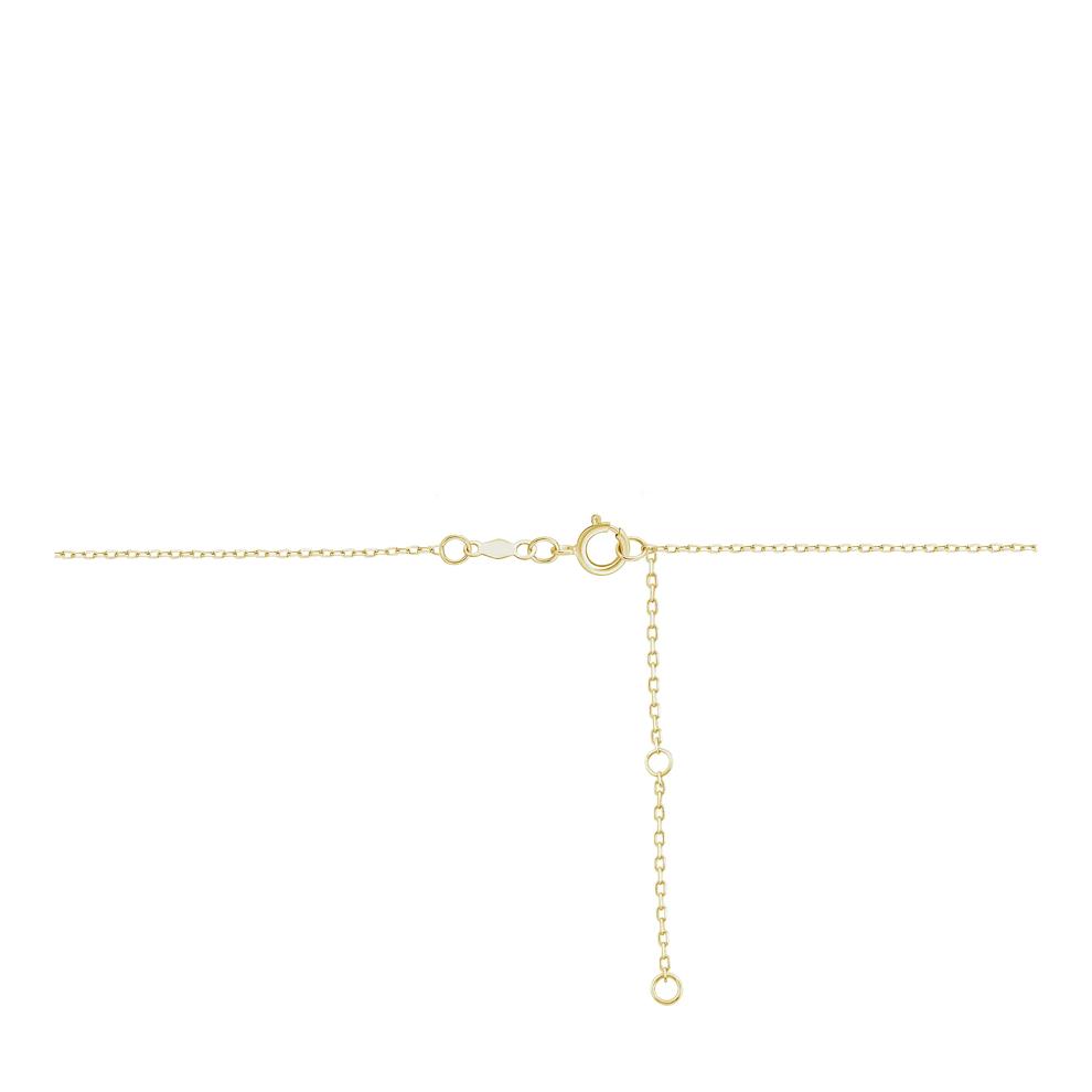 Ruby and Diamond Halo Pendant in 10K Yellow Gold (1 ct. tw.) – Image 3 of 4