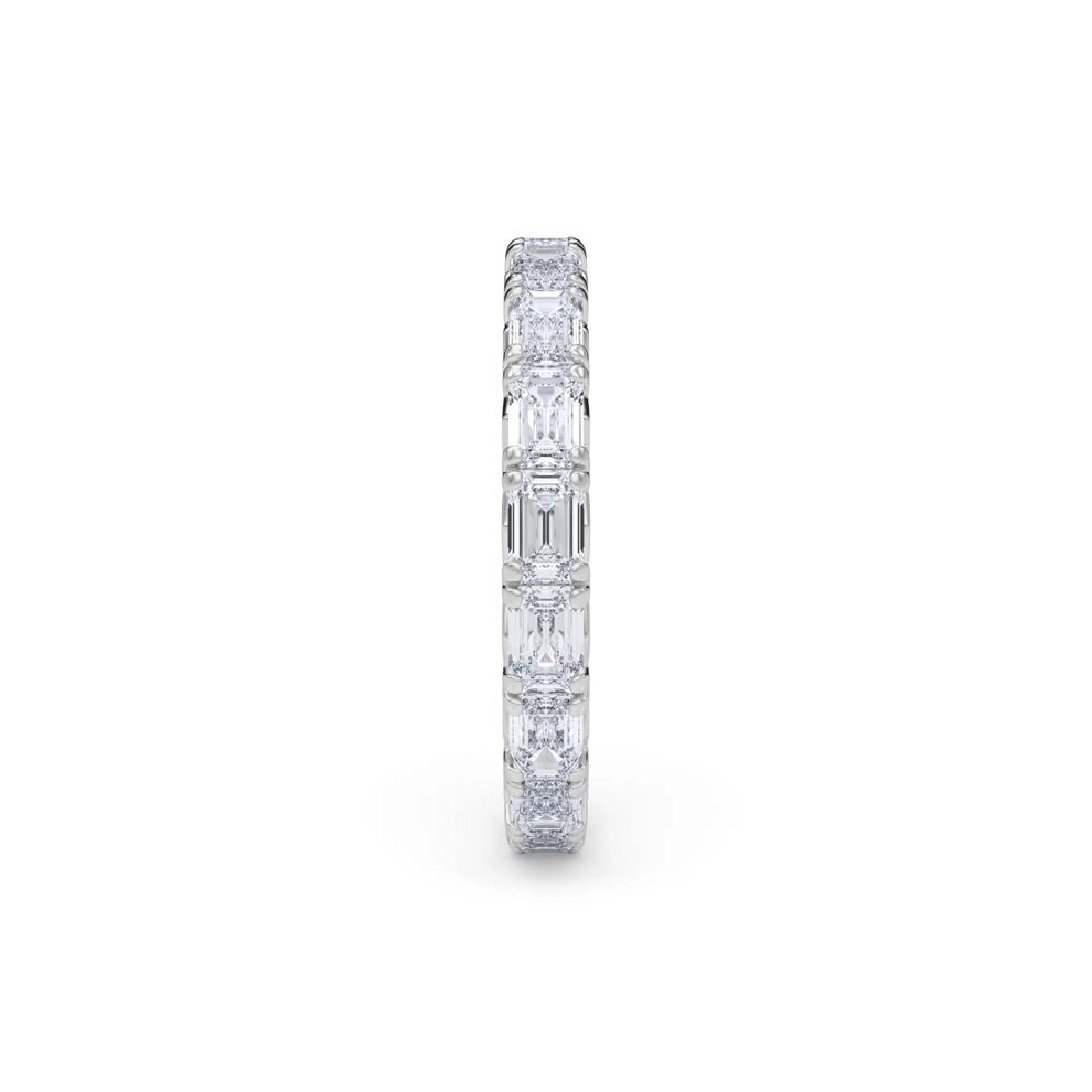 Emerald-Cut Diamond Eternity Band in Platinum (2 1/7 ct. tw.) – Image 3 of 4