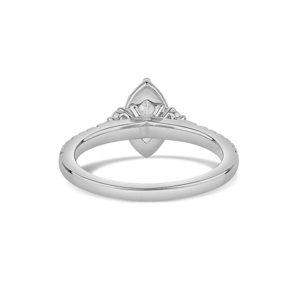 Marquise Diamond Engagement Ring in 14K White Gold (3/4 ct. tw.) – Image 4 of 4