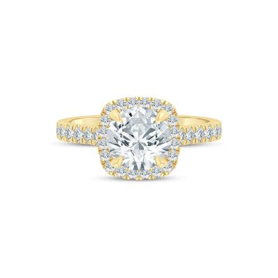 1/2 ct. tw. Diamond Semi-Mount Engagement Ring in 14K Yellow Gold (Setting Only)