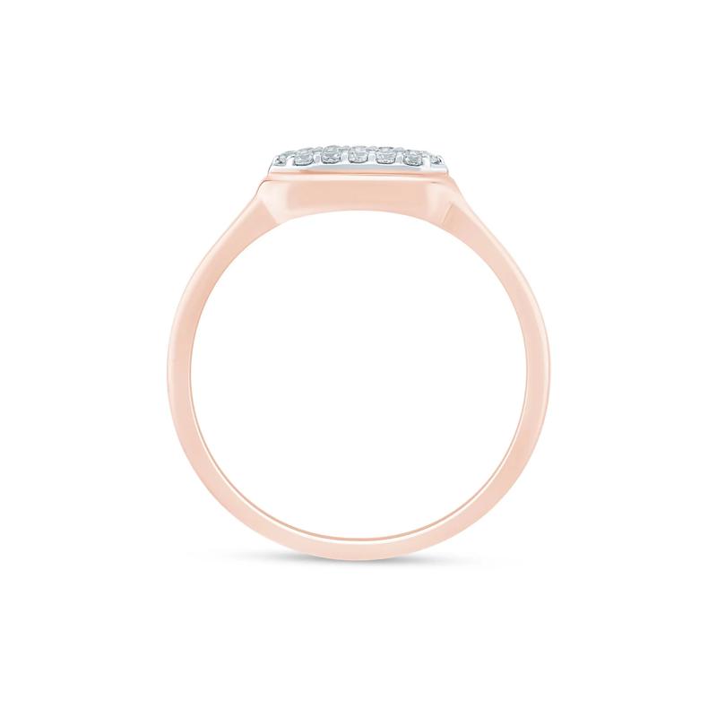 Diamond Ring in 10K Rose Gold &#40;1/8 ct. tw.&#41; – Image 2 of 3
