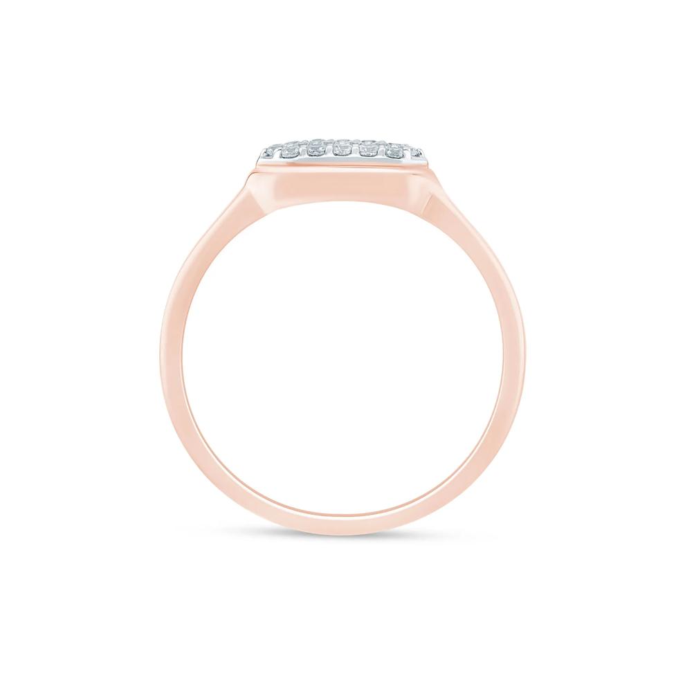 Diamond Ring in 10K Rose Gold (1/8 ct. tw.) – Image 2 of 3