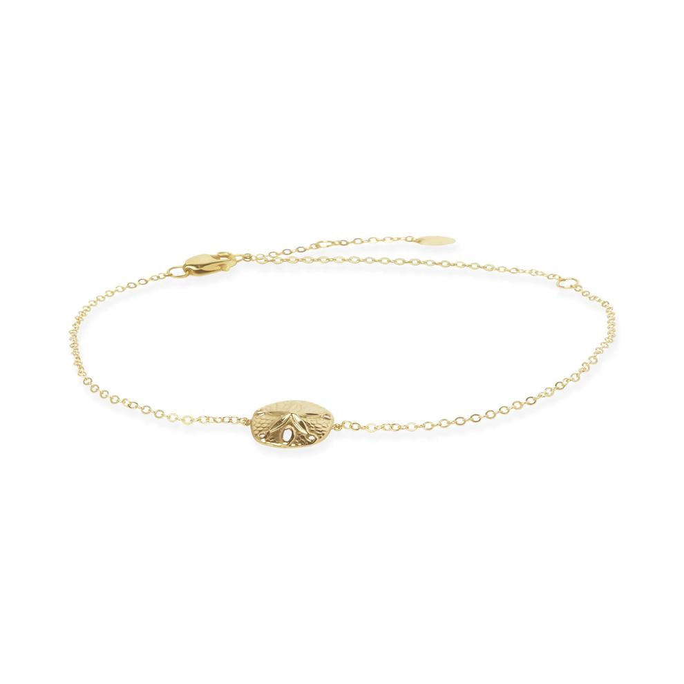 Sand Dollar Anklet in 14K Yellow Gold – Image 1 of 2