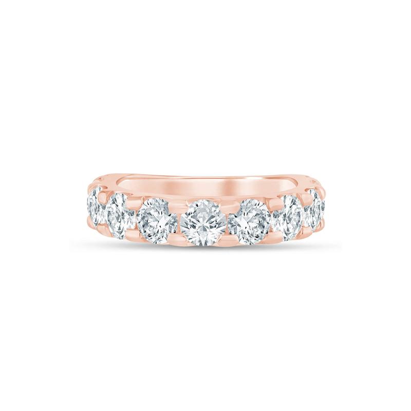 Lab Grown Diamond Wedding Band in 14K Rose Gold &#40;3 ct. tw.&#41; – Image 1 of 3