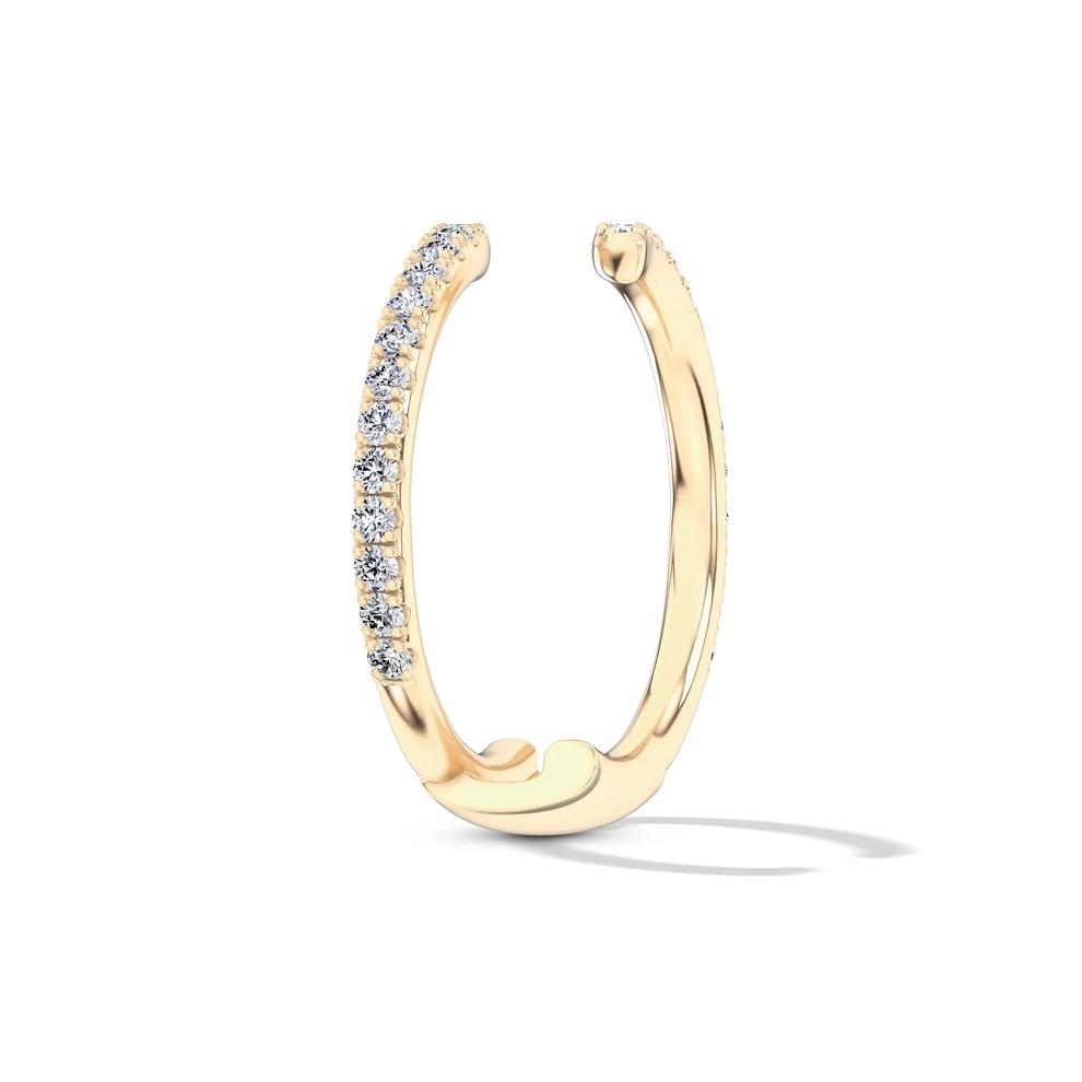 Lab Grown Diamond Bypass Insert in 14K Yellow Gold (1/2 ct. tw.) – Image 3 of 4