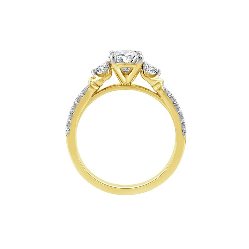 Diamond Engagement Ring in 14K Yellow Gold &#40;1 1/3 ct. tw.&#41; – Image 2 of 3