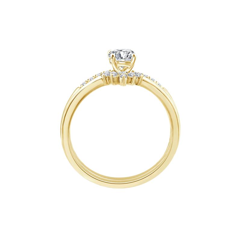 Diamond Round Bridal Set in 14K Yellow Gold &#40;5/8 ct. tw.&#41; – Image 2 of 3