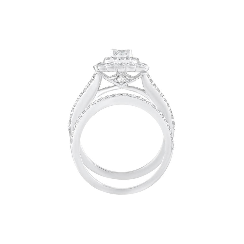 Diamond Engagement Ring Set in 14K White Gold (1 ct. tw.) – Image 2 of 3