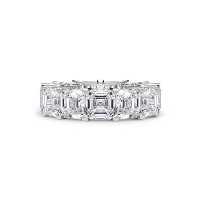 Lab Grown Diamond Asscher-Cut Eternity Band in Platinum (13 ct. tw.)