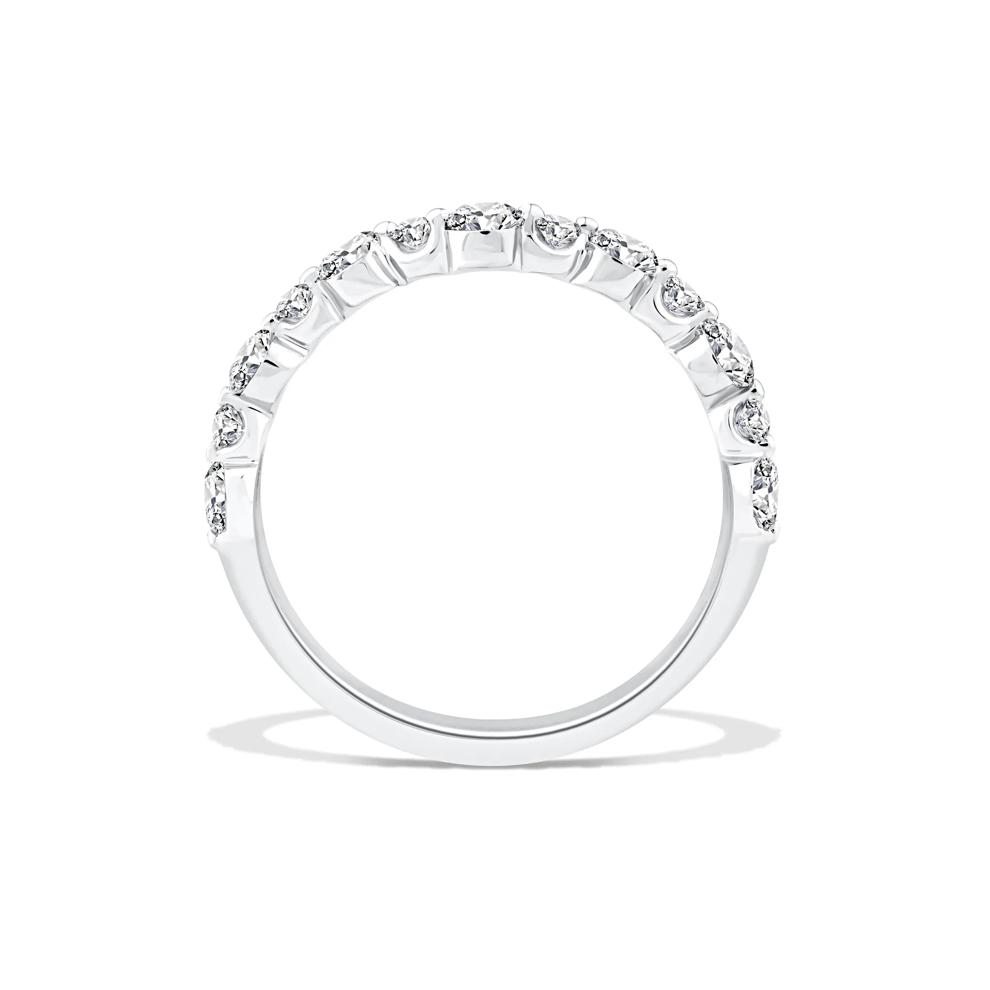 Lab Grown Diamond Contour Band in 14K White Gold (3/4 ct. tw.) – Image 2 of 4