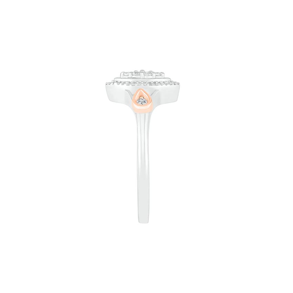 Marquise Diamond Cluster Promise Ring in Sterling Silver (1/7 ct. tw.) – Image 3 of 5