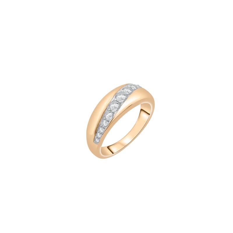 Graduated Diamond Band in 10K Yellow Gold &#40;1/2 ct. tw.&#41; – Image 5 of 5