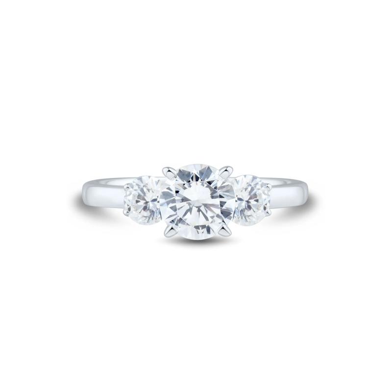 5/8 ct. tw. Diamond Semi-Mount Engagement Ring – Image 1 of 6