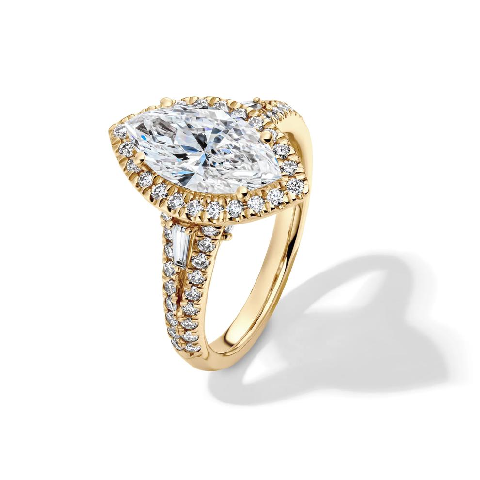 Maya Lab Grown Diamond Engagement Ring in 18K Yellow Gold (2 3/4 ct. tw.)  – Image 4 of 4