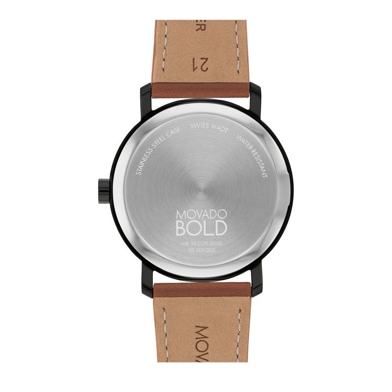 Men&#39;s Evolution Watch in Black Ion-Plated Stainless Steel. – Image 3 of 3