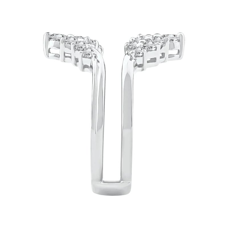 Lab Grown Diamond Chevron Insert in 14K White Gold &#40;1 ct. tw.&#41; – Image 3 of 4