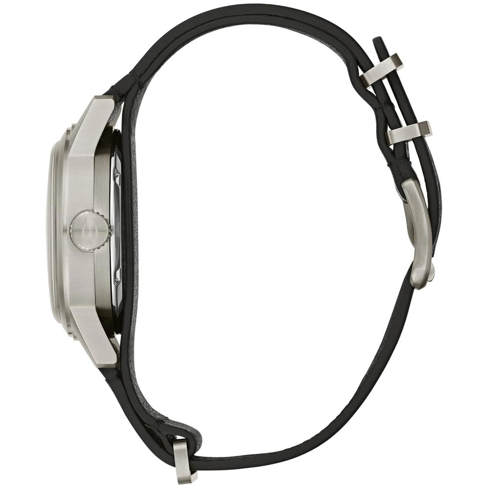 Men's Hack Watch in Black Leather – Image 2 of 3