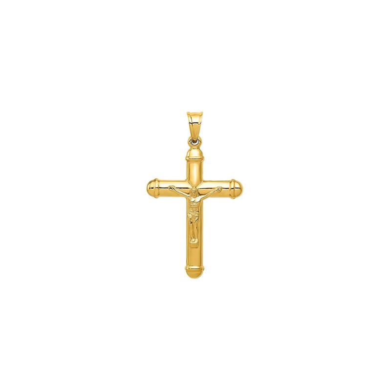 Reversible Crucifix Cross Charm in 14K Yellow Gold – Image 1 of 1