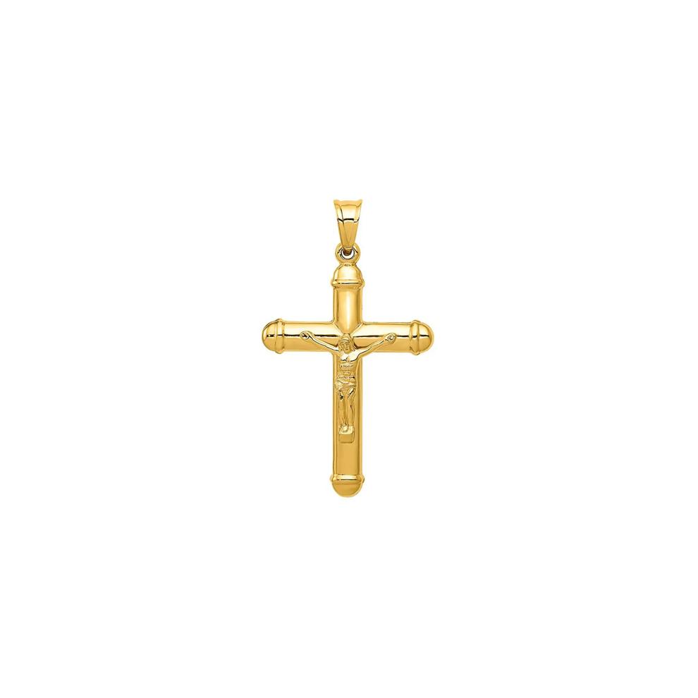 Reversible Crucifix Cross Charm in 14K Yellow Gold – Image 1 of 1