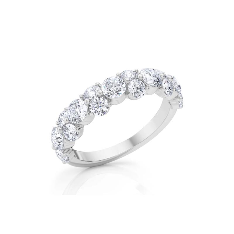  Lab Grown Diamond Anniversary Band in 14K White Gold &#40;2 ct. tw.&#41; – Image 5 of 5