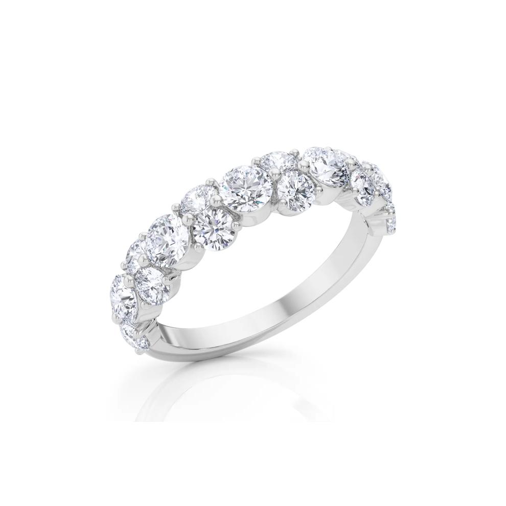  Lab Grown Diamond Anniversary Band in 14K White Gold (2 ct. tw.) – Image 5 of 5