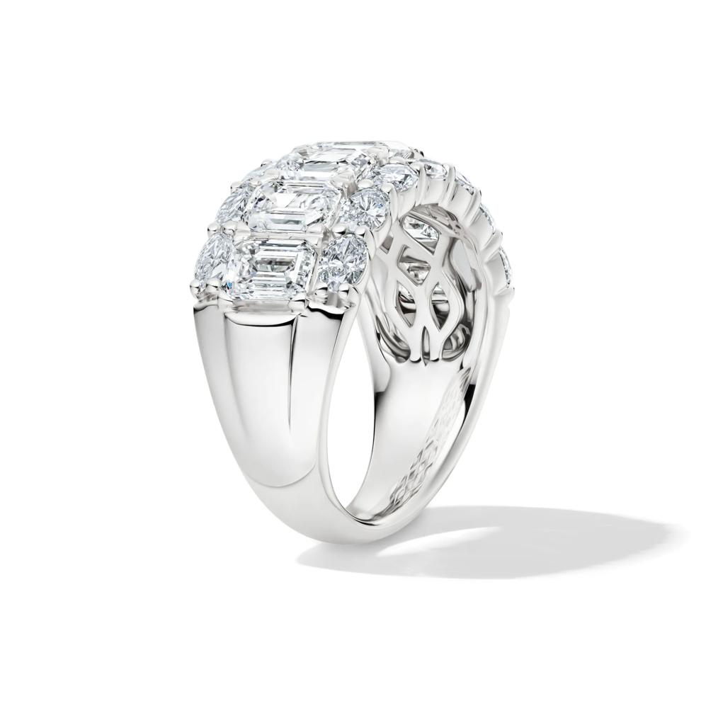 Lab Grown Diamond Multi-Row Band in 14K White Gold (5 ct. tw.) – Image 3 of 4