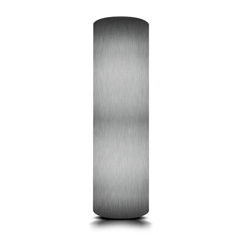 Men&#39;s Satin Finish Band in Tantalum, 6MM – Image 3 of 3
