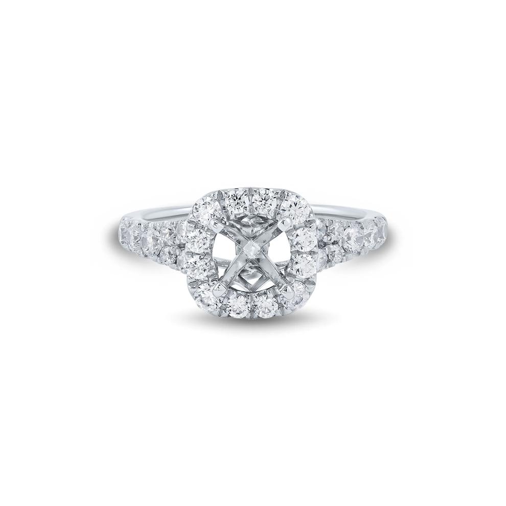 Lab Grown Diamond Semi-Mount Ring in 14K White Gold (1 ct. tw.) – Image 1 of 6