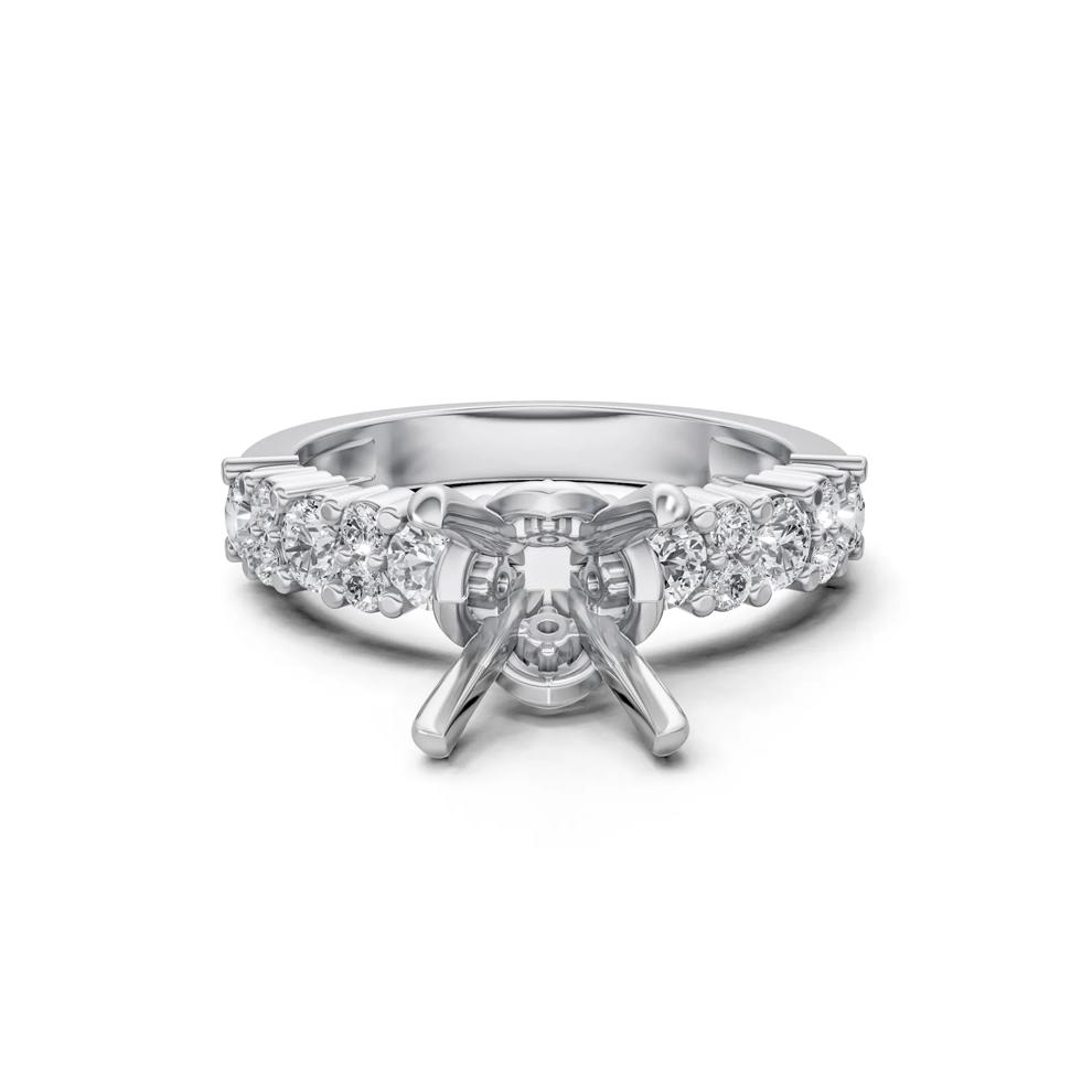 3/4 ct. tw. Semi-Mount Engagement Ring in Platinum (Setting Only) – Image 2 of 6