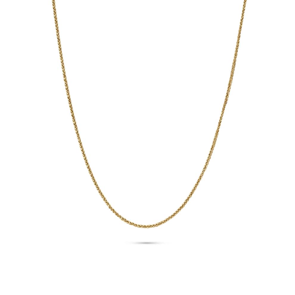 Square Dimensional Chain in 14K Yellow Gold, 20" – Image 1 of 5