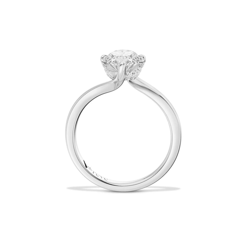 Andi Lab Grown Diamond Moval Engagement Ring in 14K White Gold (2 1/7 ct. tw.) – Image 2 of 4