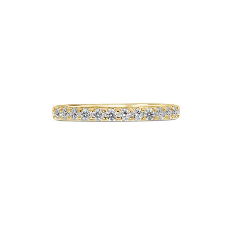 Diamond Anniversary Band in 10K Yellow Gold &#40;1/3 ct. tw.&#41; – Image 1 of 3