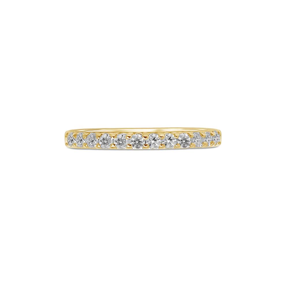Diamond Anniversary Band in 10K Yellow Gold (1/3 ct. tw.) – Image 1 of 3
