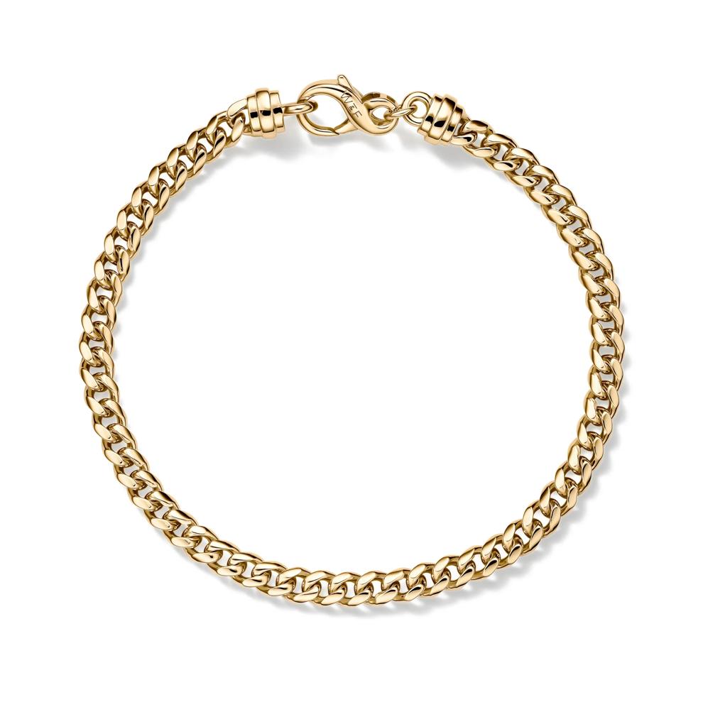 Men's Curb Bracelet in Vermeil, 5MM – Image 2 of 4