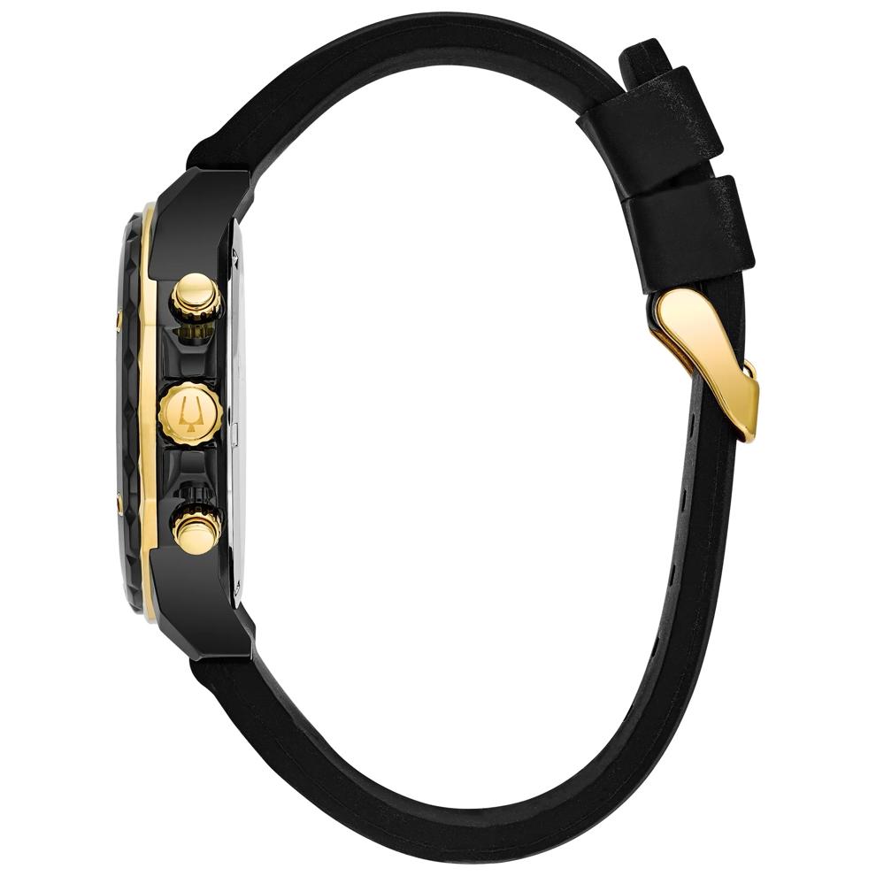 Men's Marine Star Watch With Black Silicon Strap – Image 2 of 3