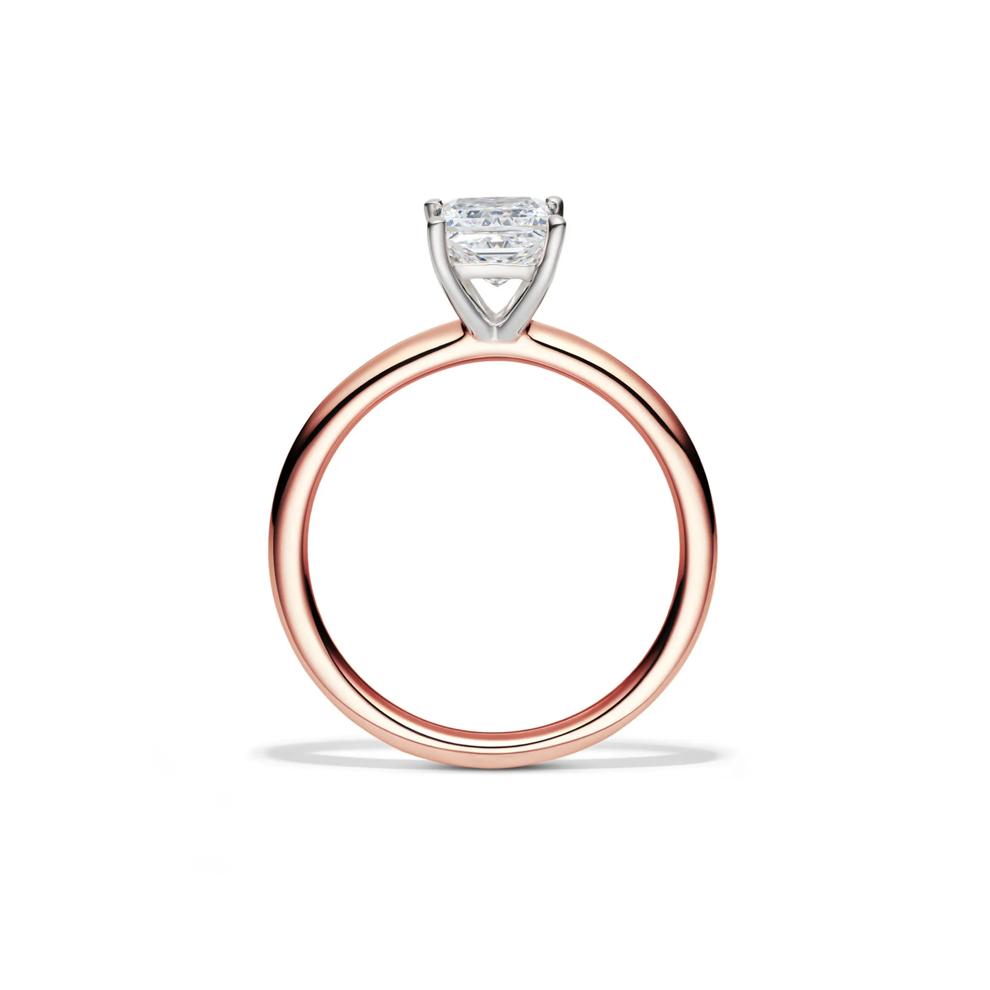 Lab Grown Diamond Princess-Cut Solitaire Engagement Ring in 14K Rose Gold (1 ct.) – Image 2 of 5