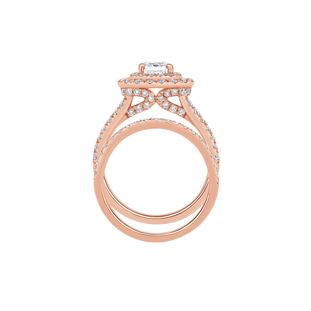 Samantha Lab Grown Diamond Engagement Set in 14K Rose Gold (3 ct. tw.) – Image 2 of 4
