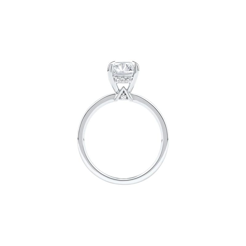 Sutton Lab Grown Diamond  Elongated Cushion-Cut Engagement Ring in 14K White Gold &#40;2 1/7 ct. tw.&#41;  – Image 2 of 4