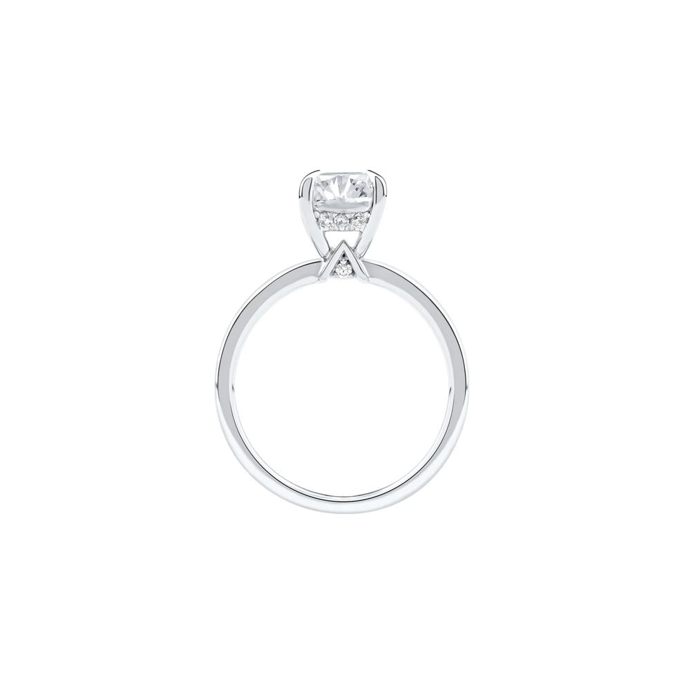 Sutton Lab Grown Diamond  Elongated Cushion-Cut Engagement Ring in 14K White Gold (2 1/7 ct. tw.)  – Image 2 of 4