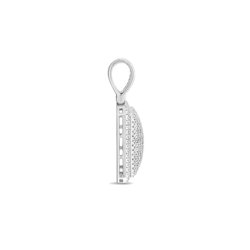 Diamond Dog Tag in Sterling Silver &#40;1/2 ct. tw.&#41; – Image 2 of 2
