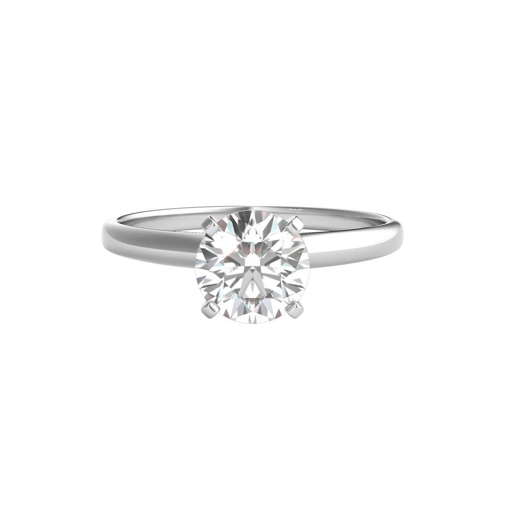 1 ct. tw. Diamond Solitaire Engagement Ring in 14K White Gold – Image 1 of 3