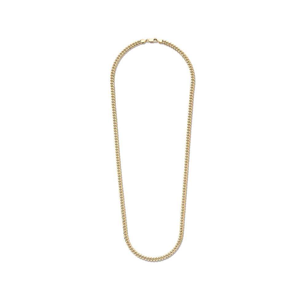 Miami Cuban Link Chain in 14K Yellow Gold, 24&rdquo; – Image 3 of 4