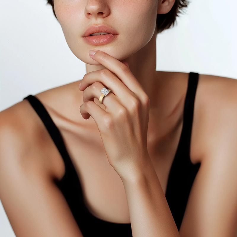 Collins Radiant-Cut Engagement Ring in 14K Yellow Gold &#40;2 5/8 ct. tw.&#41; – Image 5 of 5