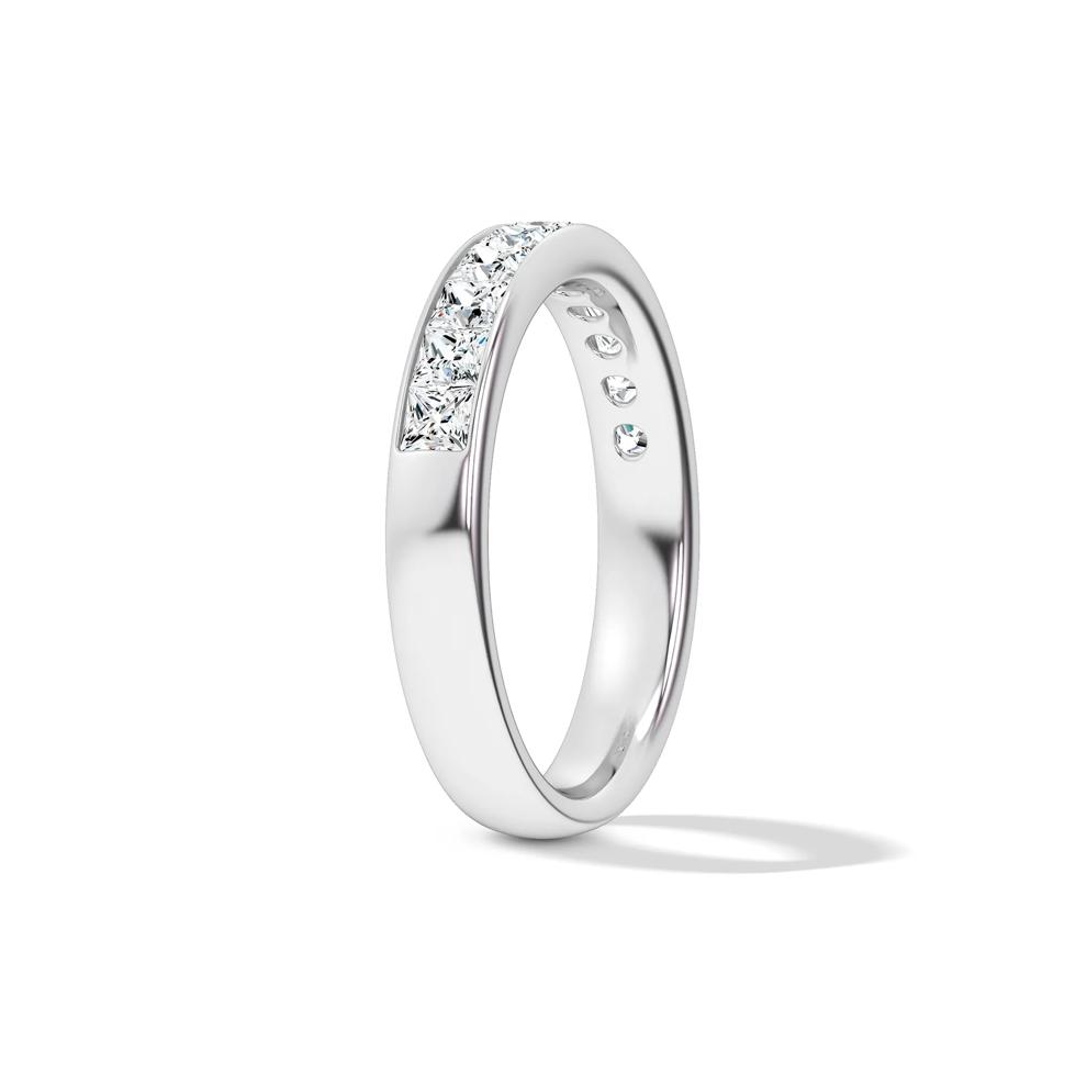 Princess-Cut Diamond Channel-Set Band in 14K White Gold (1 ct. tw.) – Image 3 of 4