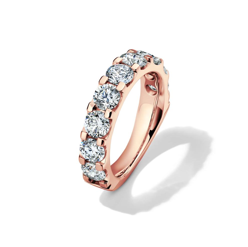 Lab Grown Diamond Wedding Band in 14K Rose Gold (3 ct. tw.) – Image 4 of 4