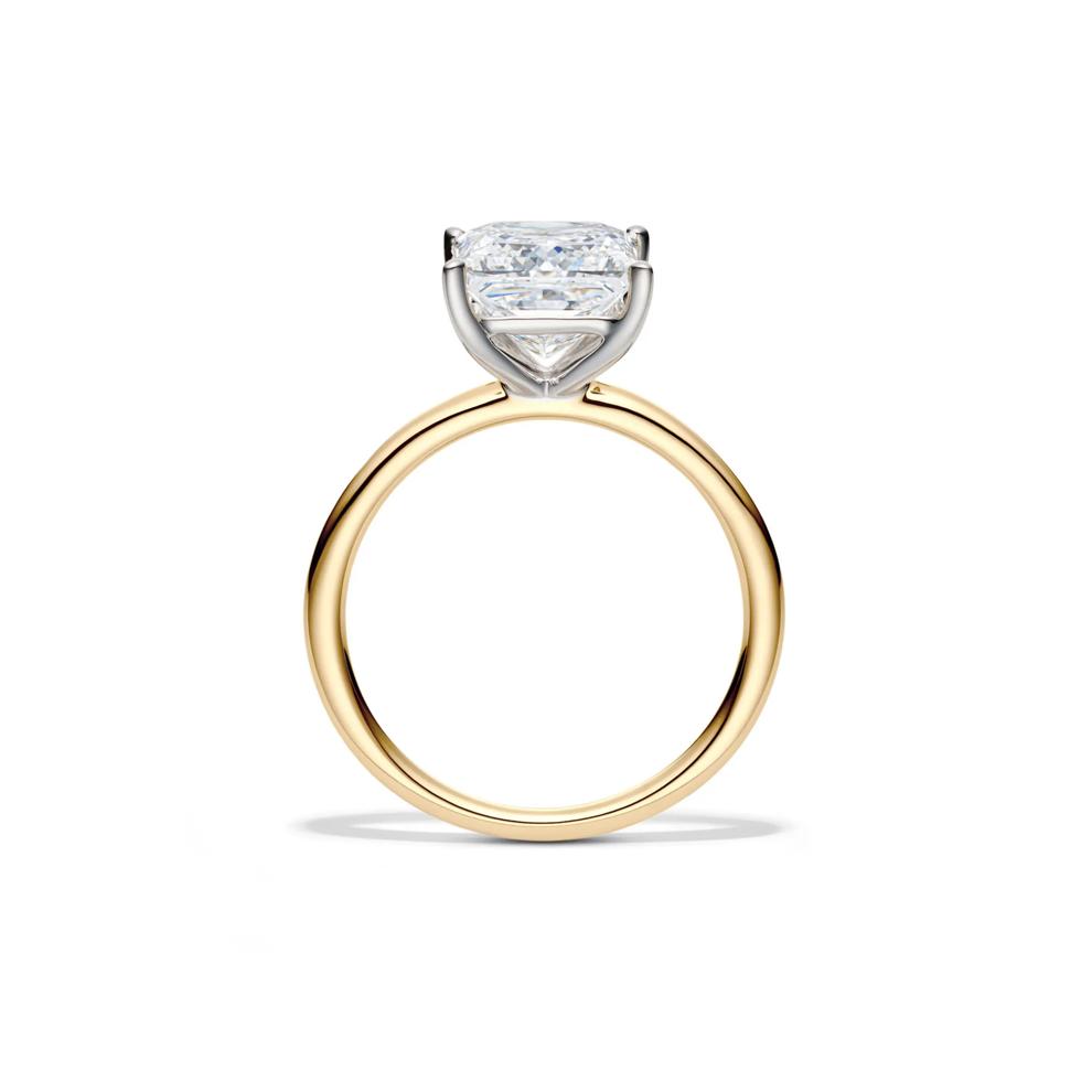Lab Grown Diamond Princess-Cut Solitaire Engagement Ring in 14K Yellow Gold (3 ct.) – Image 2 of 4