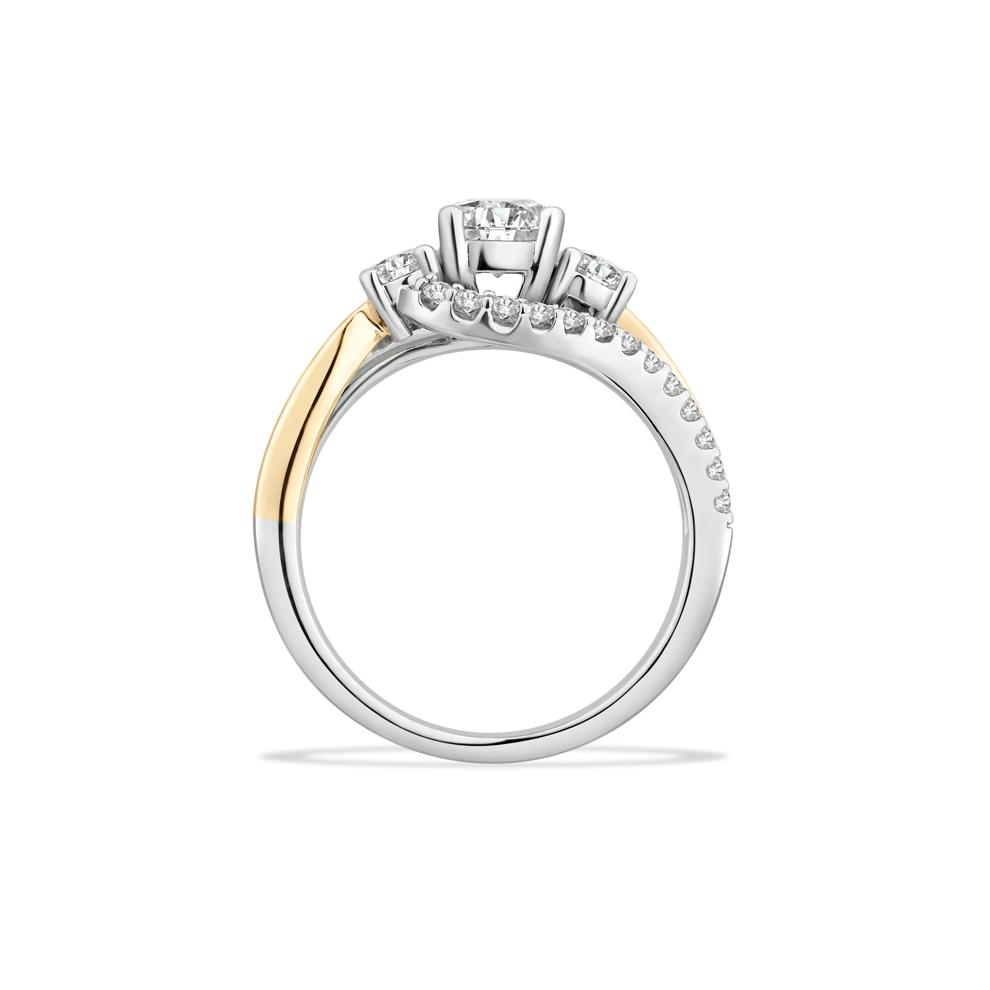Diamond Round Engagement Ring in 14K White Gold (1 1/4 ct. tw.) – Image 2 of 8