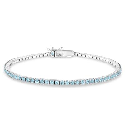 Gemstone Stack Bracelet in Sterling Silver