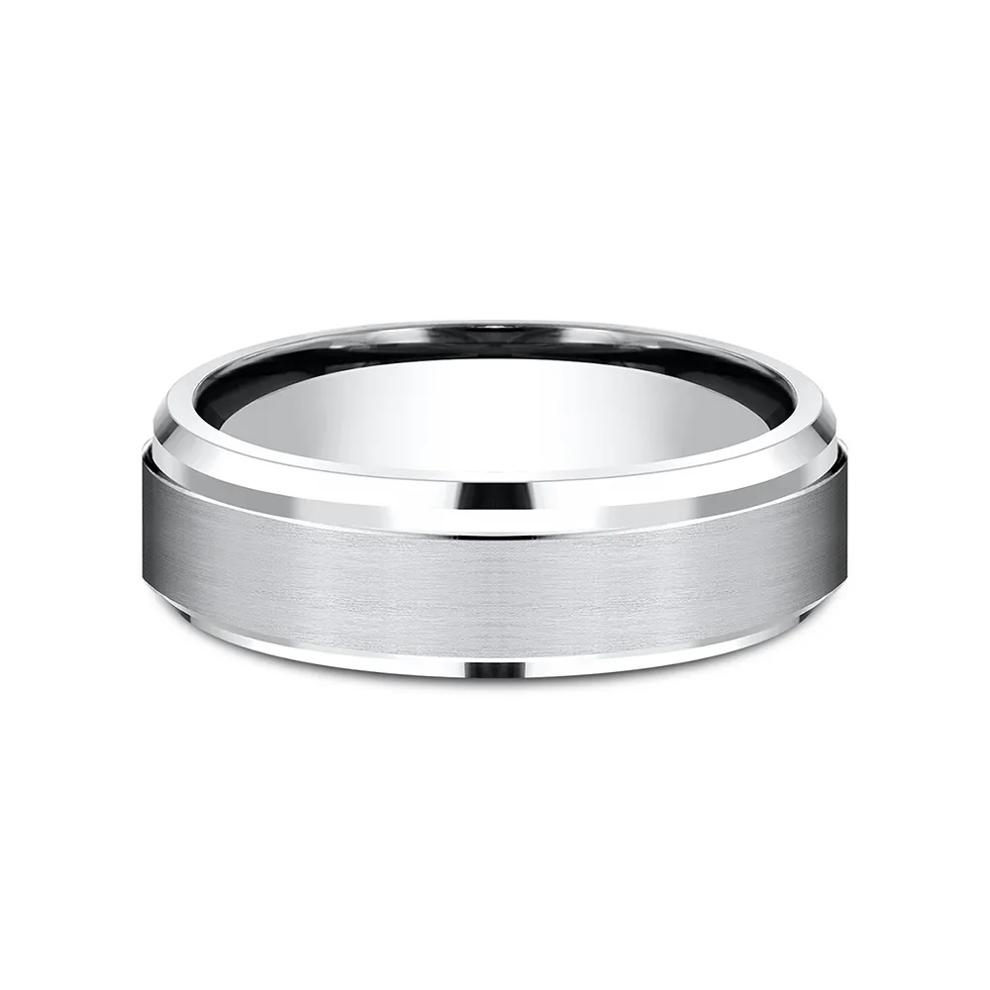 Men's Band in White Cobalt, 6MM – Image 1 of 3