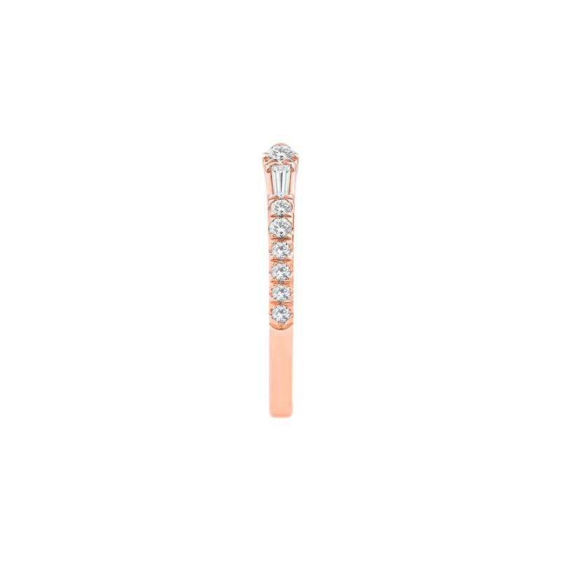 Lab Grown Diamond Open Anniversary Band in 14K Rose Gold (1/3 ct. tw.) – Image 3 of 4